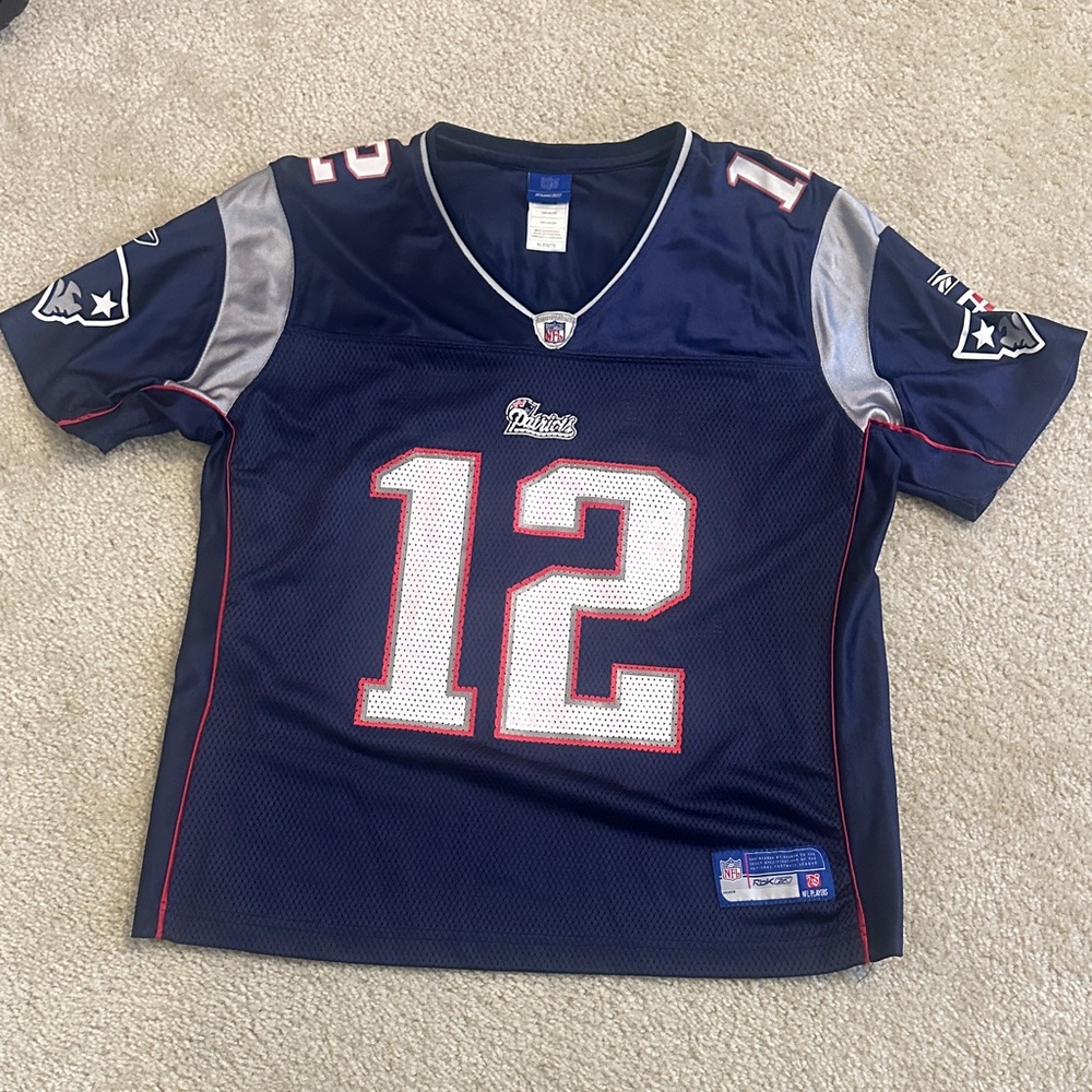 Women’s reebok NFL Patriots Brady jersey size XL